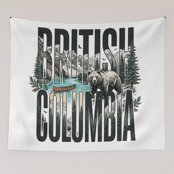 Item preview, British Columbia Grizzly Bear Wilderness Letter designed and sold by mood-draftsman.