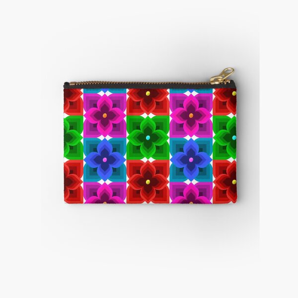 Item preview, Colourful Geometric Flower Seamless Pattern, Bold Retro Floral Print, Vibrant Digital Pattern designed and sold by martinspixs.