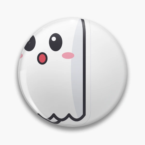 Spooky Season - Cute Ghost Marshmallow Pip and Haunted House — Pin by BiMood