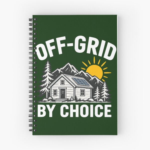 Item preview, Off-Grid by Choice — Solar Cabin Mountain Retreat designed and sold by UrsaOasis.
