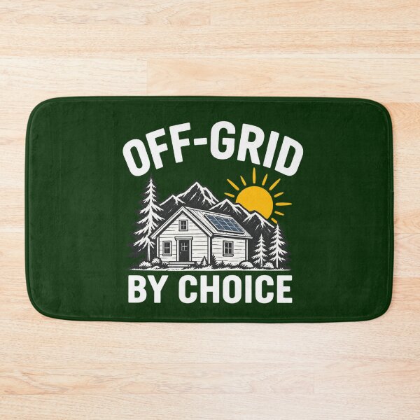 Item preview, Off-Grid by Choice — Solar Cabin Mountain Retreat designed and sold by UrsaOasis.
