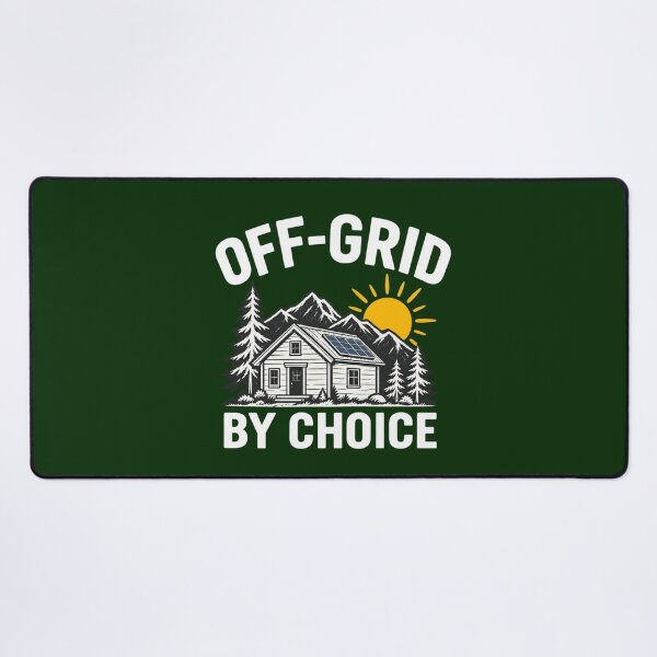 Item preview, Off-Grid by Choice — Solar Cabin Mountain Retreat designed and sold by UrsaOasis.