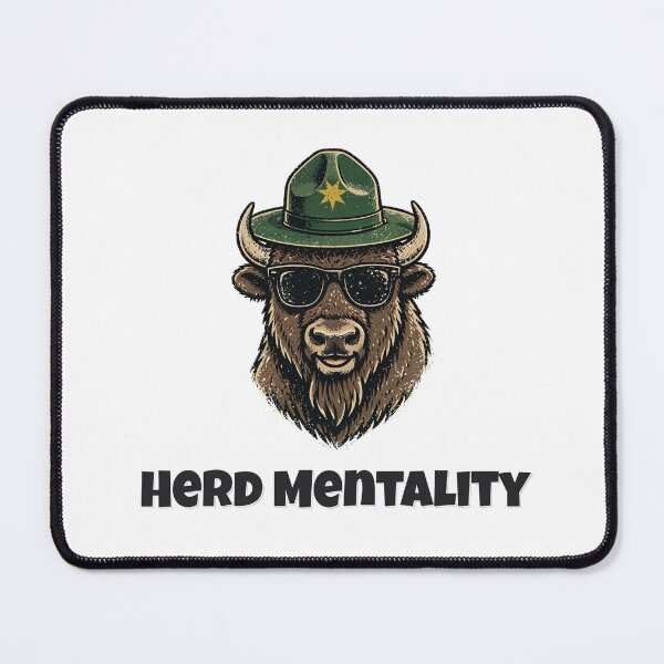 Item preview, Herd Mentality Funny Buffalo Deputy Design designed and sold by Wild Shades.