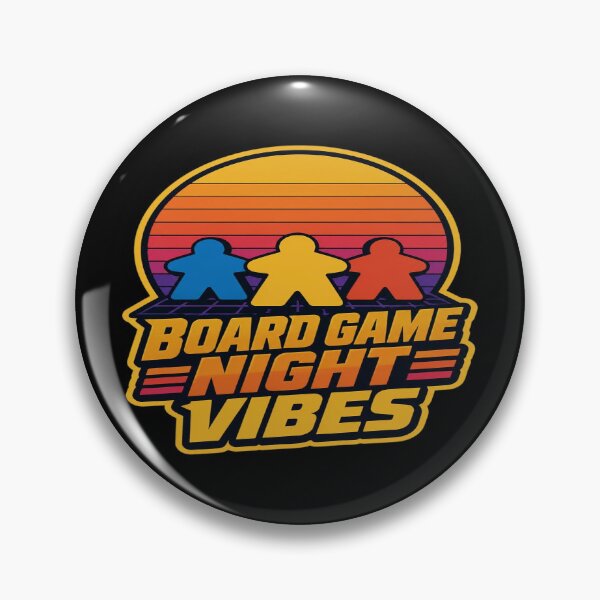 Item preview, Board Game Night Vibes Funny Retro Meeple Boardgamer designed and sold by PozivoPlus.