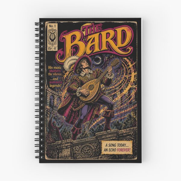 Item preview, The Bard - Vicious Mockery Retro Comic Cover | TTRPG Fantasy  designed and sold by Dice_Goblin_Studio.