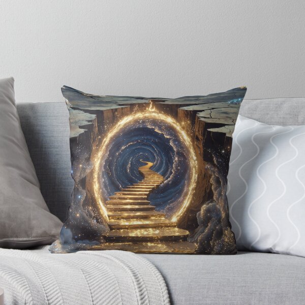 Item preview, Glowing Abyss Staircase 3D Illusion Celestial Portal Art Gift designed and sold by Art JSMY.