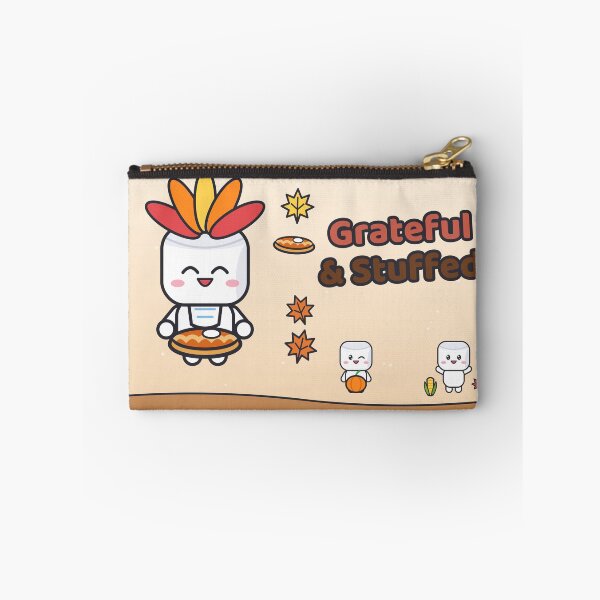 Item preview, Grateful and Stuffed - Funny Thanksgiving Turkey Marshmallow Pip designed and sold by BiMood.