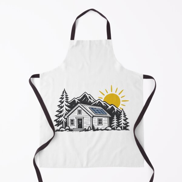 Item preview, Rustic Solar Cabin & Wilderness Scene designed and sold by UrsaOasis.