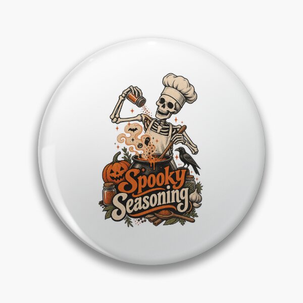 Item preview, Spooky Seasoning Skeleton designed and sold by ChickenFund.