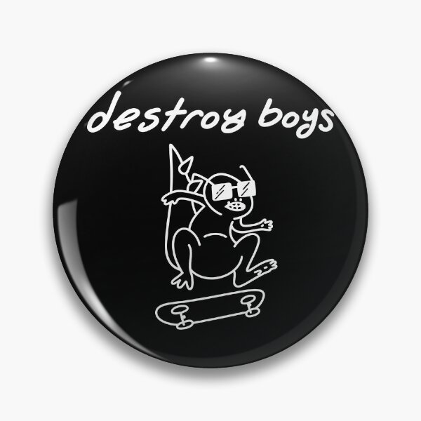 Item preview, Destroy Boys Merch Dino Skater designed and sold by lmegder.