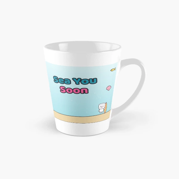 Sea You Soon - Cute Beach Marshmallow Pip with Snorkel and Float — Classic Mug by BiMood