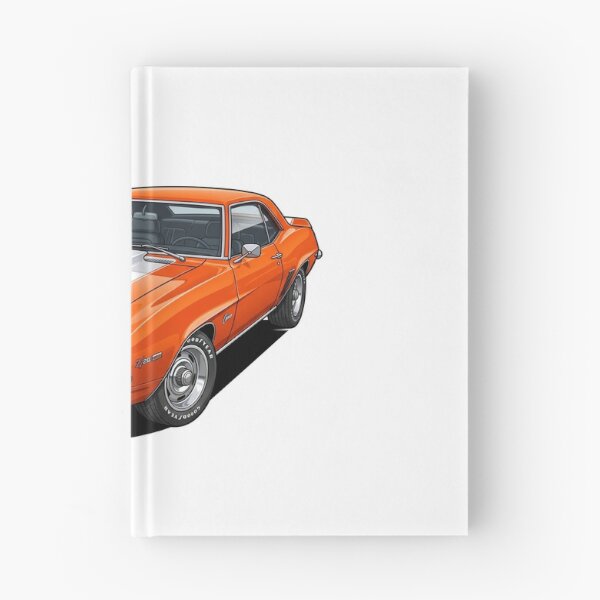 Item preview, 1969 Hugger Orange Chevrolet Camaro Z/28 Muscle Car Sticker designed and sold by Fixnovaguide.