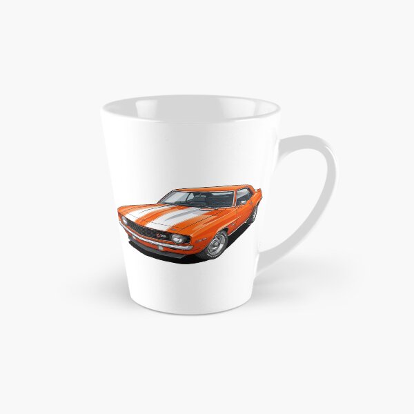 Item preview, 1969 Hugger Orange Chevrolet Camaro Z/28 Muscle Car Sticker designed and sold by Fixnovaguide.