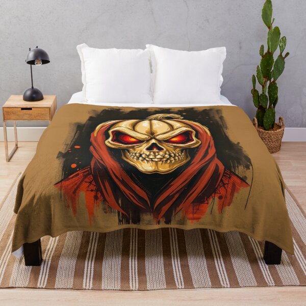 Item preview, Gothic Hooded Pumpkin Skeleton Portrait designed and sold by ERODED SELF.