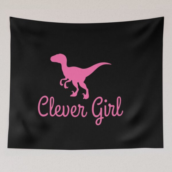 Item preview, Clever Girl Pink Raptor designed and sold by vasilestuardk.