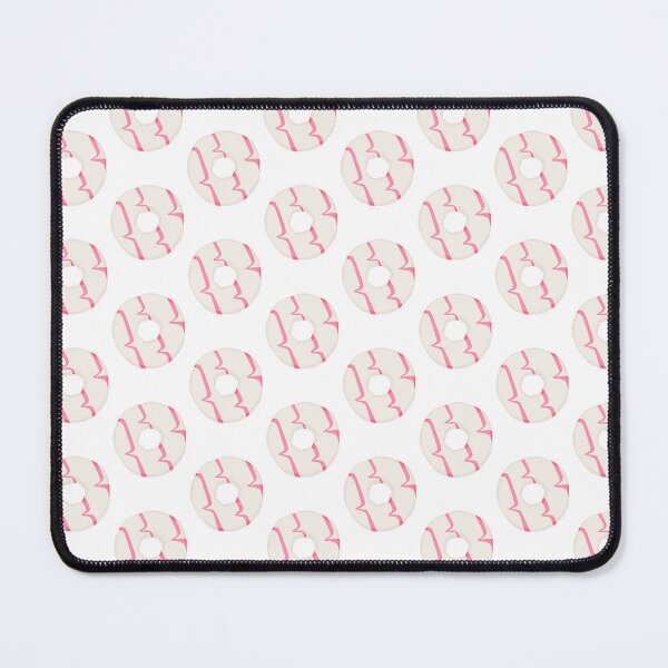 Item preview, Pink and White Party Ring Biscuit Illustration designed and sold by The Home Of Pink Peach.