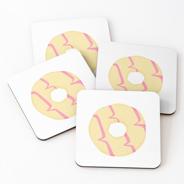 Item preview, Yellow and Pink Party Ring Biscuit Illustration designed and sold by The Home Of Pink Peach.