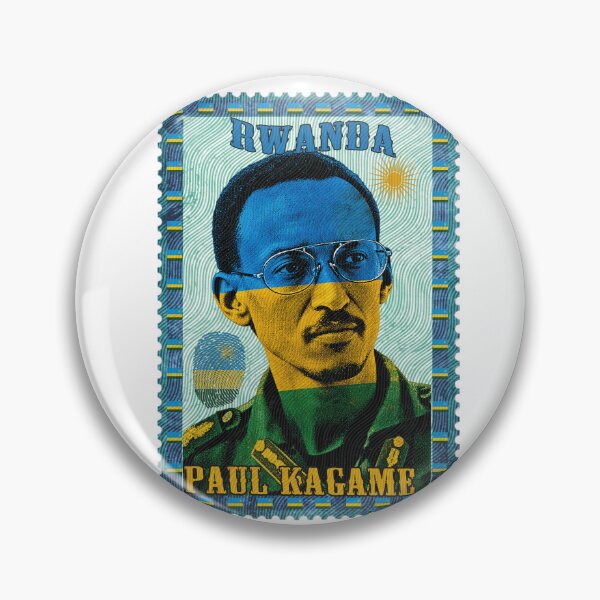 Item preview, Paul Kagame Rwanda Vintage Postage Stamp | Pan-African Art designed and sold by Youngkev-arts.