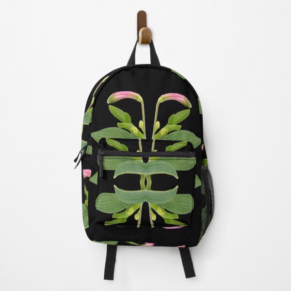 Item preview, Pink Parrot Lily Bud – Dark Botanical Nature Art designed and sold by PicturePic.