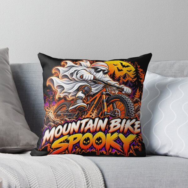 Item preview, Halloween Spooky Mountain Bike Ghost – MTB Design designed and sold by PolgaCraft.