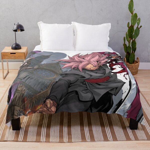 Item preview, Crimson Shadow Warrior – Pink Hair Dark Fantasy Anime Art designed and sold by Dyan4.
