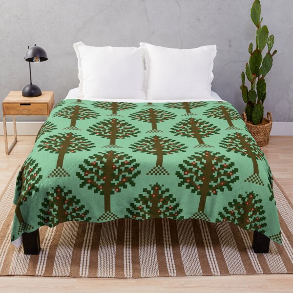 Item preview, Pixel trees pattern design designed and sold by Tanapan2529.