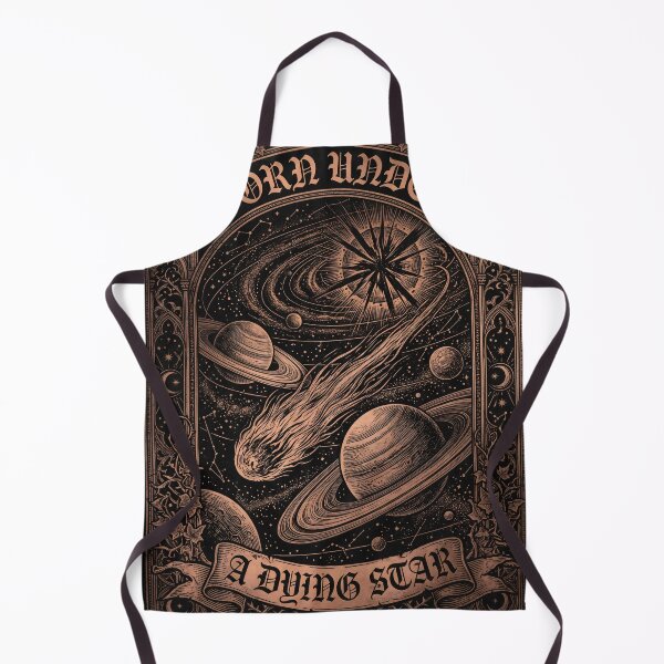 Item preview, Gothic Comet Saturn Celestial Poster designed and sold by JC Art Creations.