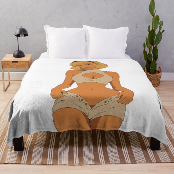 Item preview, Blonde Elf Cartoon Pin-Up – Fantasy Glamour Girl designed and sold by Hollow Moon Studios..