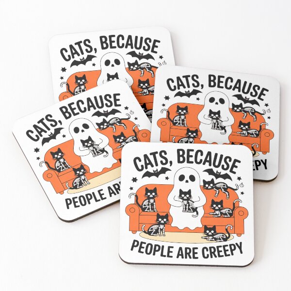 Item preview, Halloween Funny Quote: "Cats, Because People Are Creepy" designed and sold by DEC02.