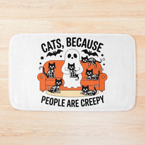 Item preview, Halloween Funny Quote: "Cats, Because People Are Creepy" designed and sold by DEC02.