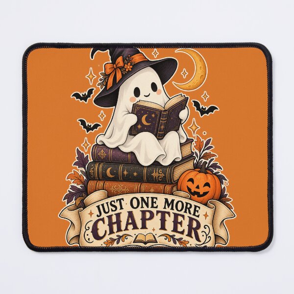 Item preview, Just One More Chapter Ghost Book Lover Halloween designed and sold by Eman_Studio.