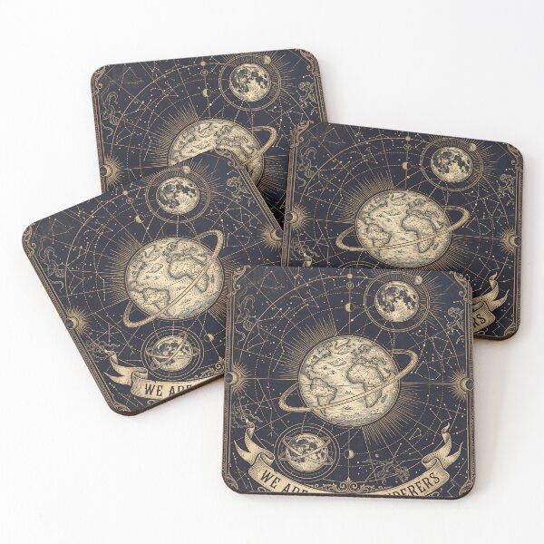 Item preview, Vintage Cosmic Earth Celestial Map designed and sold by JC Art Creations.