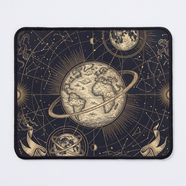 Item preview, Vintage Cosmic Earth Celestial Map designed and sold by JC Art Creations.