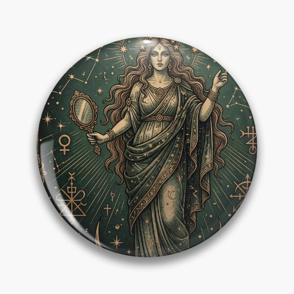 Item preview, Venus Goddess Governed Stars Illustration designed and sold by JC Art Creations.