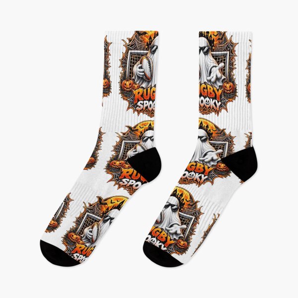 Item preview, Halloween Spooky Rugby FUN – Funny Rugby Player Design designed and sold by PolgaCraft.
