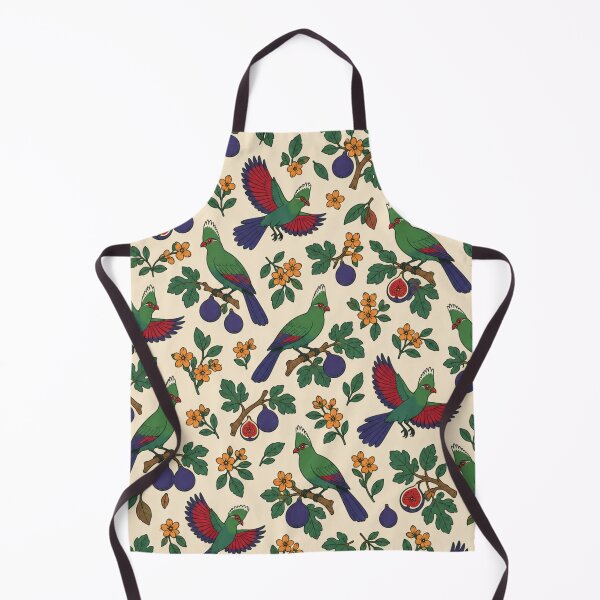 Item preview, Turaco African Bird Pattern | Green Crested Turacos with Crimson Wings, Wild Figs and Flowers designed and sold by StickyGuys.