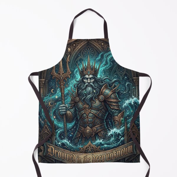 Item preview, Neptune King Trident Gothic Illustration designed and sold by JC Art Creations.