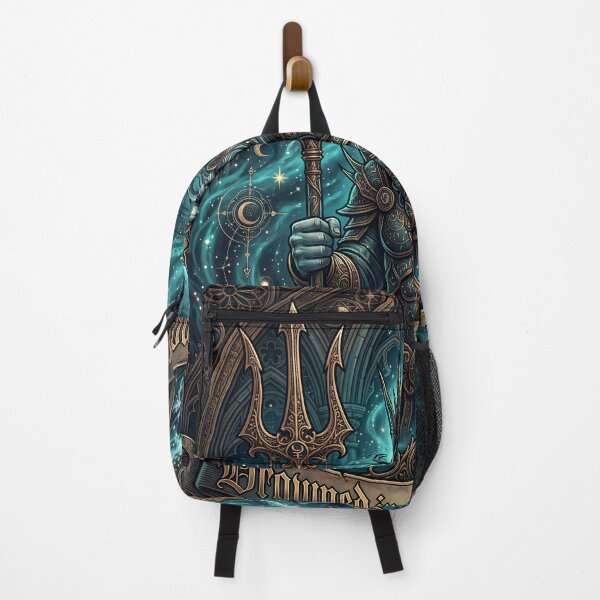 Item preview, Neptune King Trident Gothic Illustration designed and sold by JC Art Creations.