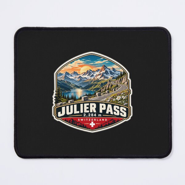 Item preview, Julier Pass Switzerland – Vintage Alpine Road Adventure designed and sold by Origami-BA.