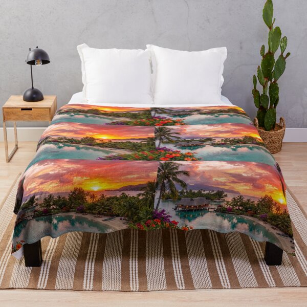 Item preview, Sunset Reflections on a Tropical Lagoon designed and sold by amusefullife.