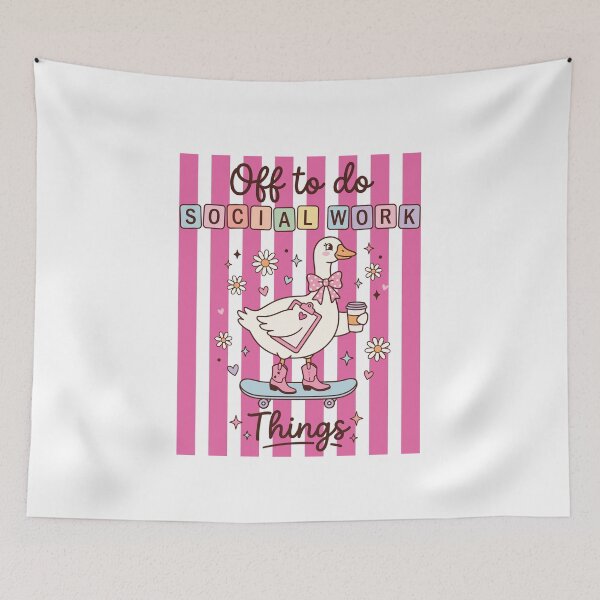 Item preview, Cute Preppy Goose Off To Do Social Work Things Illustration   designed and sold by Designart68.