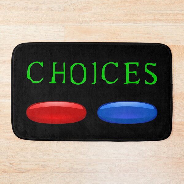 Item preview, Choices: Red Pill Blue Pill designed and sold by Karate Octopus.