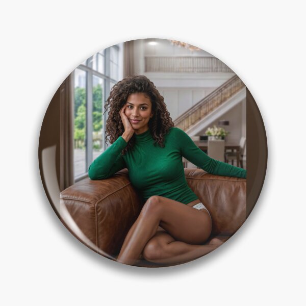 Item preview, Woman Relaxing in Luxurious Living Room designed and sold by artisfun333.