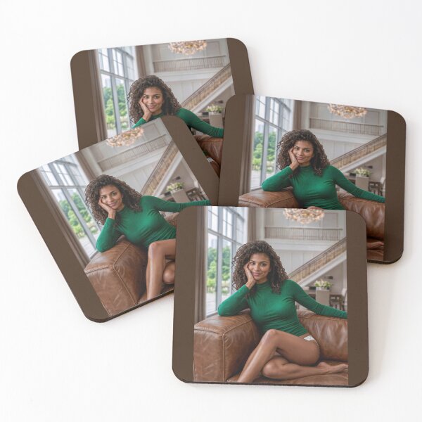 Item preview, Woman Relaxing in Luxurious Living Room designed and sold by artisfun333.