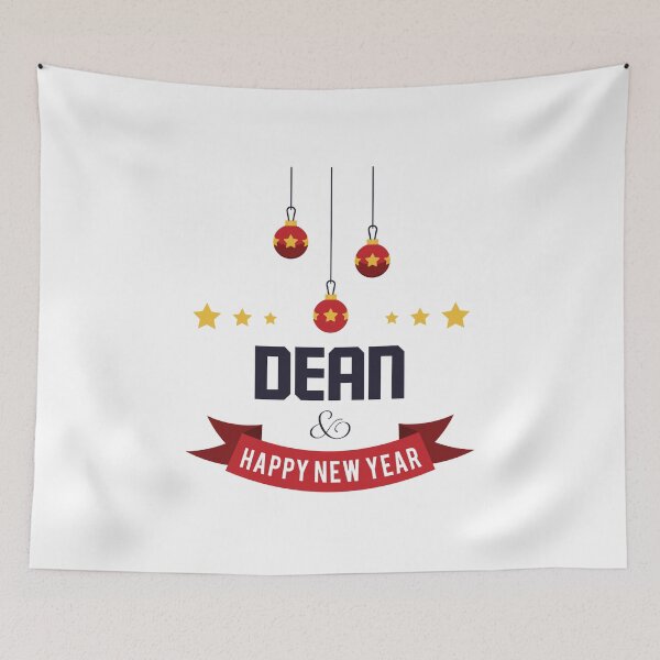 Item preview, Dean Funny Personalized Christmas Name – Cool Custom Holiday Gift for Men and Boys designed and sold by Oussinc.