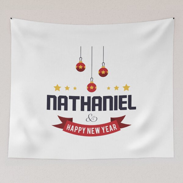 Item preview, Nathaniel Funny Personalized Christmas Name – Cool Custom Holiday Gift for Men and Boys designed and sold by Oussinc.
