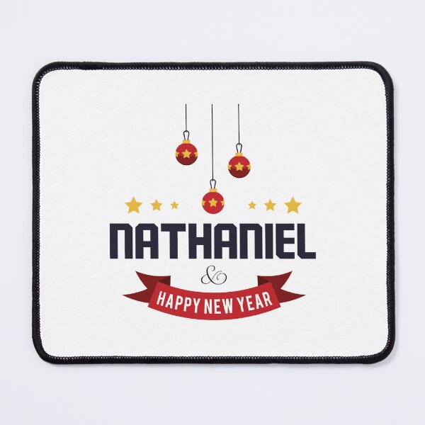 Item preview, Nathaniel Funny Personalized Christmas Name – Cool Custom Holiday Gift for Men and Boys designed and sold by Oussinc.