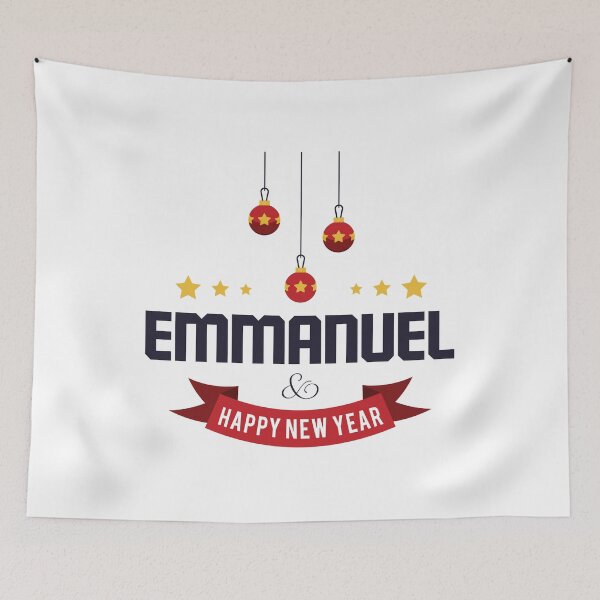Item preview, Emmanuel Funny Personalized Christmas Name – Cool Custom Holiday Gift for Men and Boys designed and sold by Oussinc.
