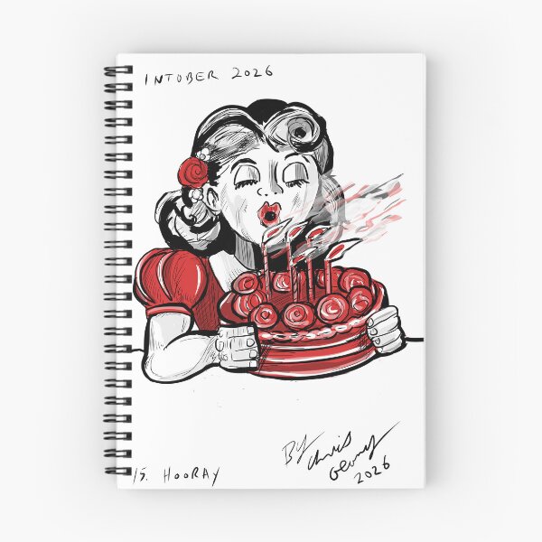 Item preview, Day 15. Hooray Inktober designed and sold by Christopher Geary.