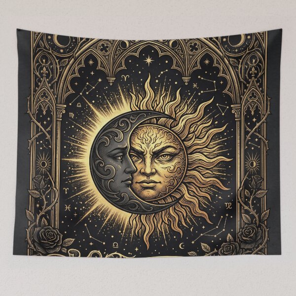 Item preview, Gothic Sun Moon Eclipse Design designed and sold by JC Art Creations.